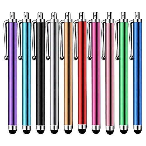 10-Pack Stylus Pens: Universal Capacitive Touch Screen Pens for Tablets, iPad Mini, iPad Pro, iPad Air, Smartphones, Samsung Galaxy - In-depth Review & Comparison