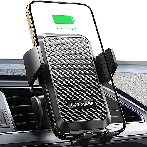 15W Fast Charging Wireless Car Charger: A Comprehensive Review and Comparison of JOYMASS Auto Clamping Cell Phone Holder Mount for iPhone and Samsung Galaxy