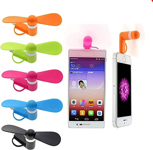 6-Pack Mini Cell Phone Fan: Colorful and Powerful 2-in-1 Fan for iPhone, iPad, and Android - A Review of Cell Phone Summer Accessories