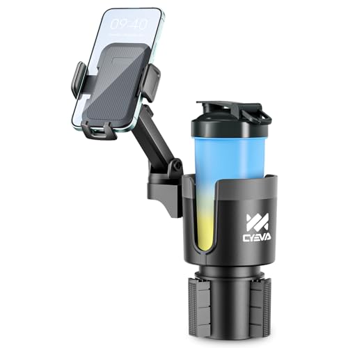 CYEVA Cup Holder Phone Mount for Car: A Comprehensive Review and Comparison of the Best 2-in-1 Cup Holder Expanders with 360° Rotation and Long Arm Cell Phone Holders for Car Compatibility with All Smartphones