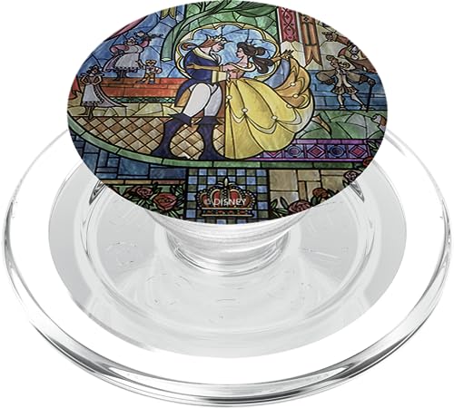 Disney Beauty and the Beast Stained Glass Window Dancing PopSockets MagSafe PopGrip for iPhone: A Review of the Best Phone Accessory