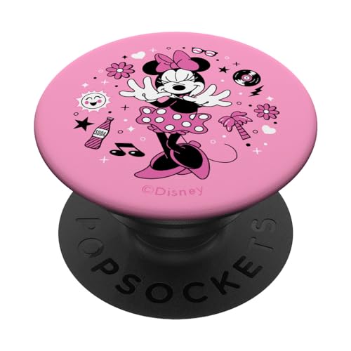 Disney Minnie Mouse Retro Summer Pink PopSockets Standard PopGrip: A Review and Guide to the Best Phone Accessory for Minnie Mouse Fans