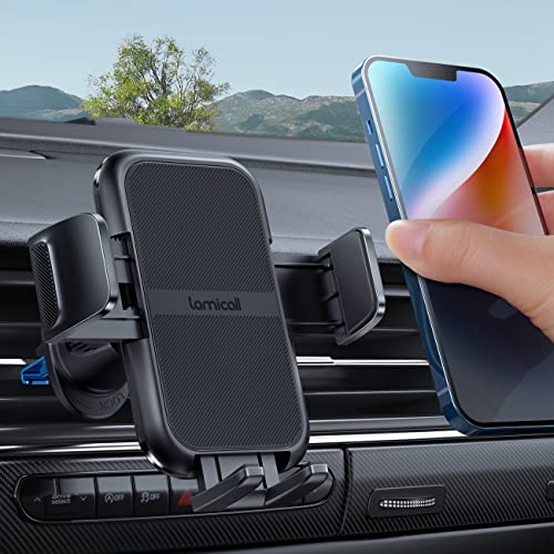 Lamicall 2023 Car Phone Holder Vent: A Comprehensive Review with Pros and Cons for iPhone 15 14 13 Pro Max Smartphone Users