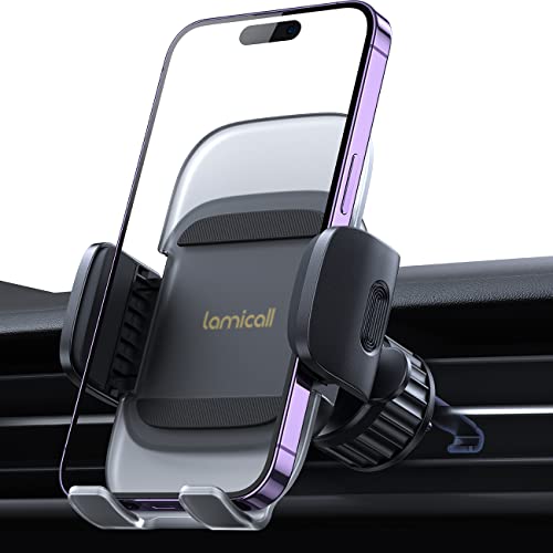 Lamicall Car Phone Holder Vent - Upgraded Spring Clip: A Comprehensive Review and Guide for Hands-Free Cell Phone Mounting in Your Car (iPhone, Android Smartphone, 4 to 7 Phones)