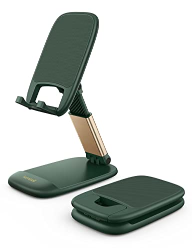 Lamicall Green Phone Stand for Desk: A Comprehensive Review and Compatibility Guide for iPhone 13 Pro Max Mini, 12 11 XR X 8 7 6 Plus SE, 4-8’’ Smartphones