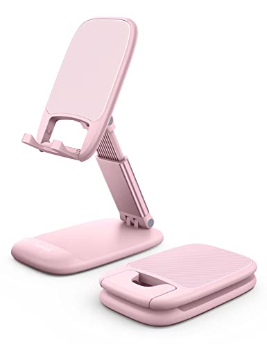 Lamicall Pink Phone Stand for Desk: The Best Rose Gold Cell Phone Holder for iPhone 14 Pro Max Plus and More (4-8’’ Smartphone) - A Comprehensive Review