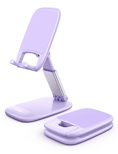 Lamicall Purple Phone Stand for Desk: A Comprehensive Review and Buying Guide for iPhone 13 Pro Max Mini, 12 11 XR X 8 7 6 Plus SE, 4-8’’ Smartphones