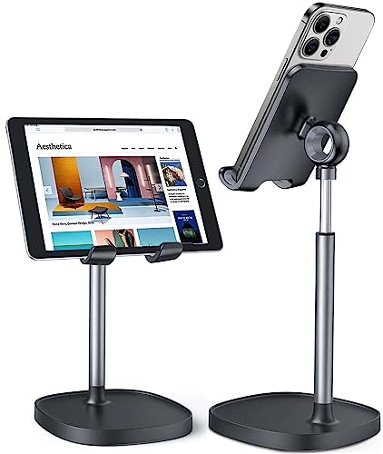 LISEN Cell Phone Stand: A Comprehensive Review and Buying Guide for Height Angle Adjustable Phone Holder for Desk (Fits All Mobile Phones, iPhone, Switch, iPads, Tablet 4-10in)