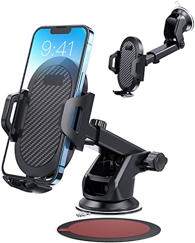 Madeggs Car Phone Holder Mount: Review, Strong Suction Cup, Military Grade Durability, Compatible with iPhone 14 Pro Max and All Smartphones, Black