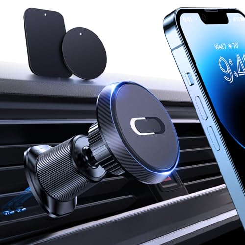 Miracase Magnetic Phone Holder for Car: A Comprehensive Review and Guide to the Best Hands-Free Universal Car Phone Holder with Strong Magnets for All Mobile Phones, Dark Black