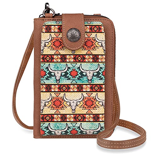 Montana West Crossbody Cell Phone Purse Review: A Western Style Wallet Bag for Women with Strap PHD-1918BR