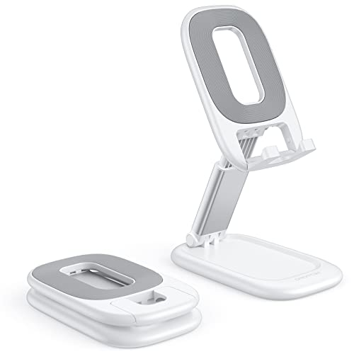 OMOTON Foldable Cell Phone Stand: A Comprehensive Review and Guide for Fully Portable and Height Adjustable Phone Holder Stand with Charging Hole, Compatible with All Smart Phones