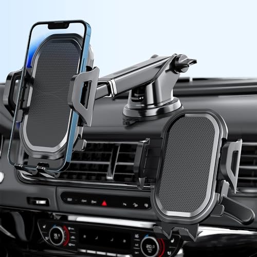 Phone Holder Mount for Car: Off-Road Level & Stable Hook | A Comprehensive Review on Windshield Dashboard Air Vent Universal Hands-Free Automobile Mounts for iPhone Smartphones