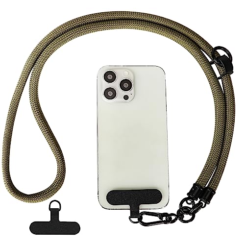 Review: DASHTHER Cell Phone Lanyard - An Army Green Adjustable Detachable Phone Strap with Lanyard Patch×2