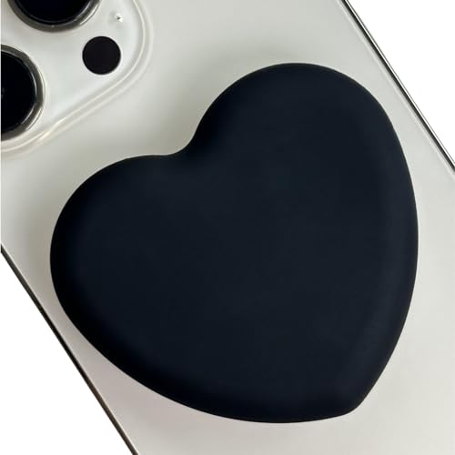 Review: Grippopso Cute Heart Shape Silicone Cover - A Detailed Assessment of this Expandable and Collapsible Mobile Phone Grip Stand Holder (Black)