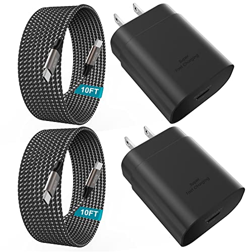 Review: Is the 25W Samsung Super Fast Charger Type C Worth it? A Guide to SCRUAK 2Pack S23 Ultra Charger PD/PPS USB C Super Fast Charging Block&10FT Type C Cord for Samsung Galaxy S23/S23+/S23 Ultra/S22/S22+/S22 Ultra/S21/S20/Note 20