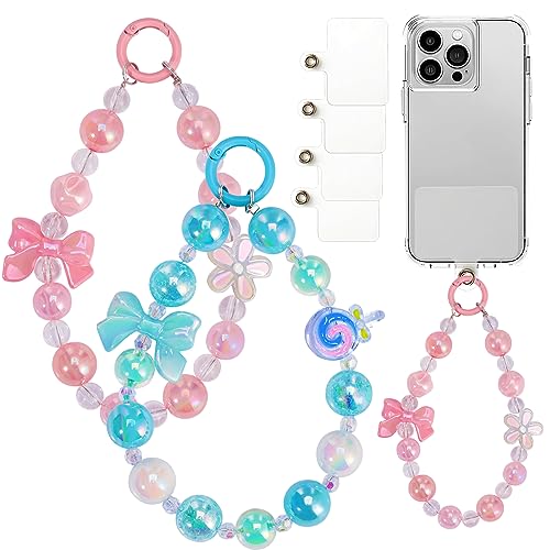 Review: PinkSheep 2PCS Phone Charm Chain Lanyard Strap for Teen Girl Women - Blue Pink, Worth it?