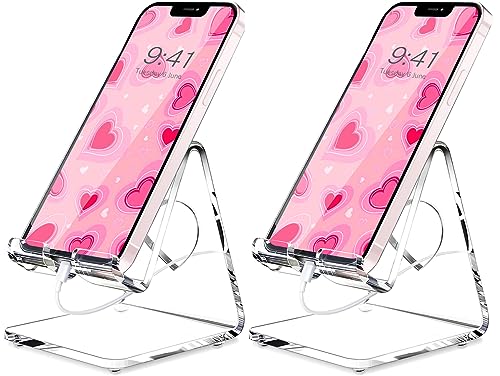 Top 10 Clear Acrylic Cell Phone Stands for Desk: Review and Comparison