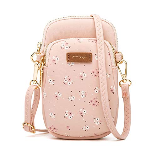 Top 10 Small Crossbody Purses for Girls: A Comprehensive Review of the Techcircle PU Leather Cell Phone Wallet Shoulder Bag with Removable Strap for iPhone 12/11/10/8/7, Galaxy Note8/Note9/S9+/S10+/S20 FE, LG Stylo 4/G8/G7/V50 in Pink