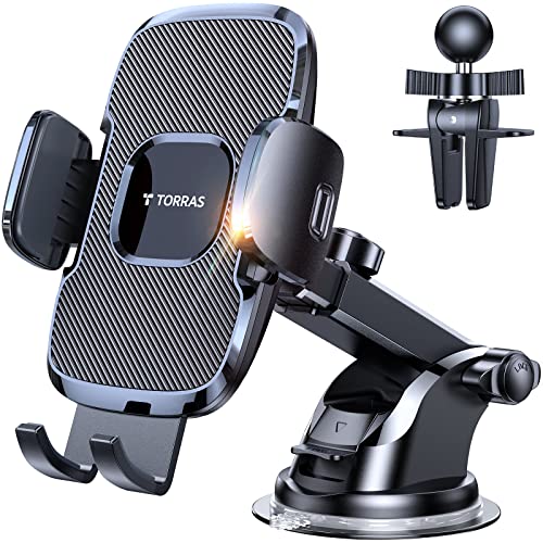 TORRAS Ultra-Durable Cell Phone Holder for Car: A Comprehensive Review and Compatibility Guide for iPhone and Samsung Galaxy