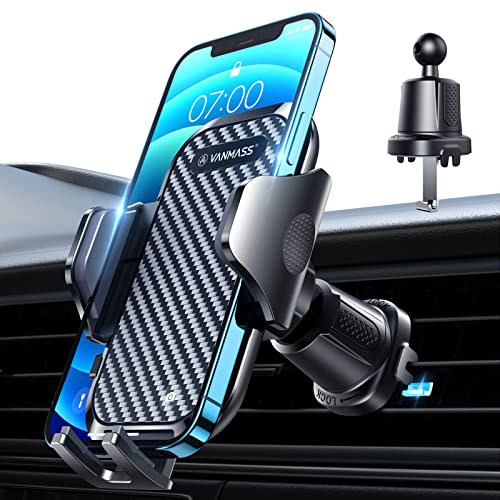 VANMASS Upgraded Car Vent Phone Mount: A Sturdy and Shockproof Universal Holder for iPhone 14 and Samsung Galaxy - Review with Pros and Cons