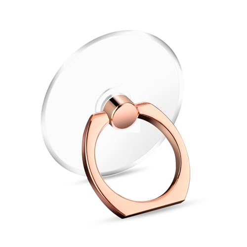 WLLHYF Transparent Phone Ring Holder Grip: A Rose Gold Cell Phone Accessory Review